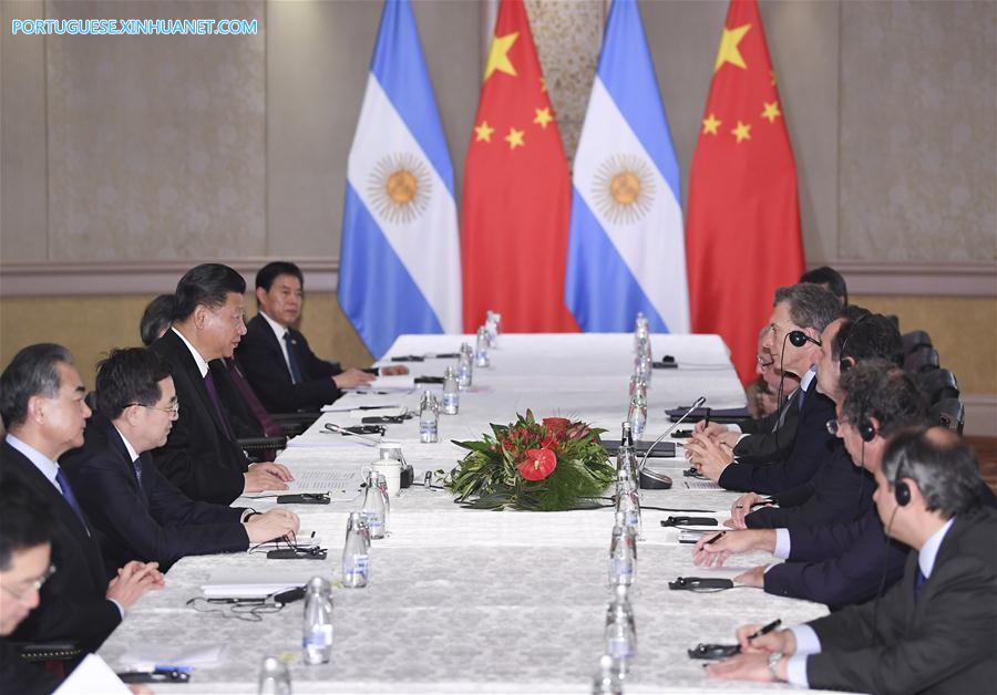 Xi diz que China trabalhará com Argentina para salvaguardar o sistema de comércio multilateral