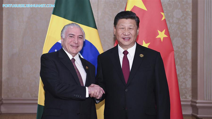 Xi se reúne com presidente brasileiro e pede mais solidariedade e coordenação