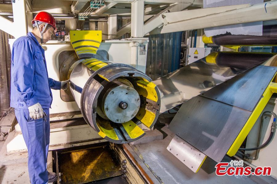 Empresa chinesa produz aço inoxidável de 0,02mm de espessura