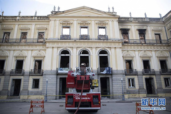 Decorrem investigações ao Museu Nacional do Brasil após incêndio