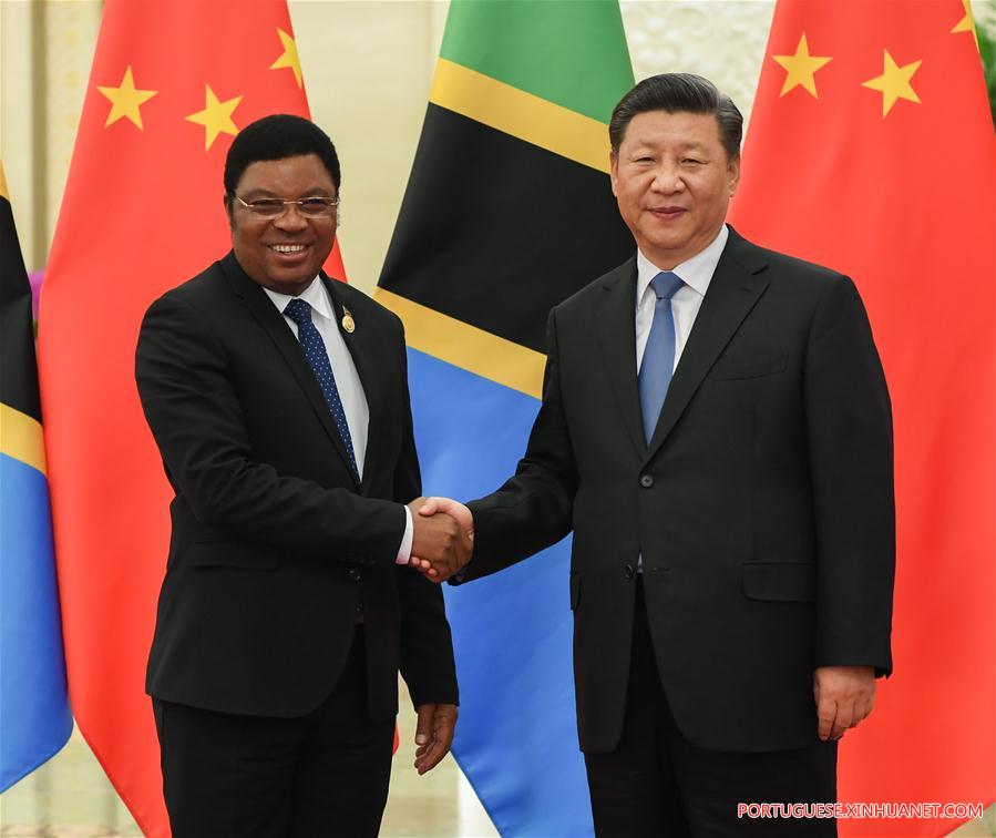 Xi reúne-se com primeiro-ministro tanzaniano