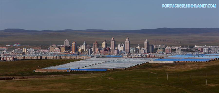 Manzhouli, cidade fronteiriça com a Rússia, se beneficia do comércio de importações e exportações
