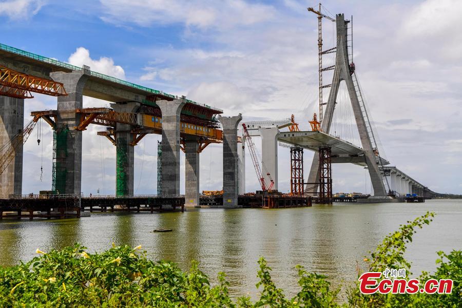 China prepara conclusão de ponte mais resistente a terremotos do país