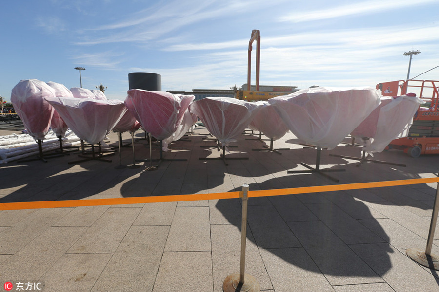 Praça de Tian’anmen será decorada com canteiro temático 