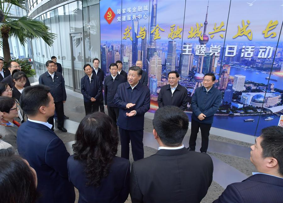 Xi faz visita de inspeção em Shanghai