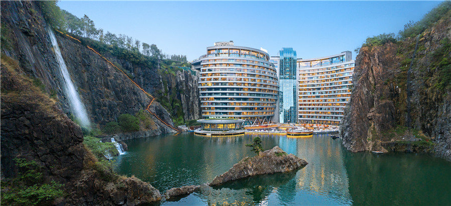Galeria: Primeiro hotel subterrâneo do mundo abre em Shanghai