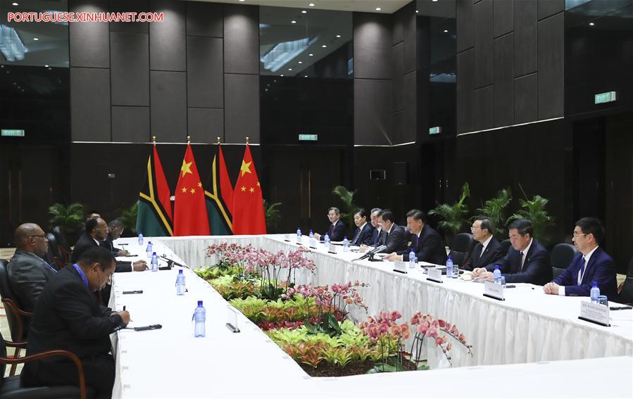 Xi reúne-se com líderes das nações insulares do Pacífico para maior cooperação na Iniciativa do Cinturão e Rota