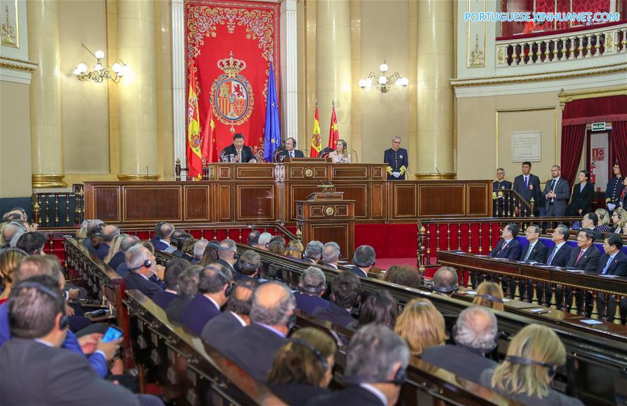 Presidente chinês: Relações China-Espanha têm novas oportunidades de desenvolvimento