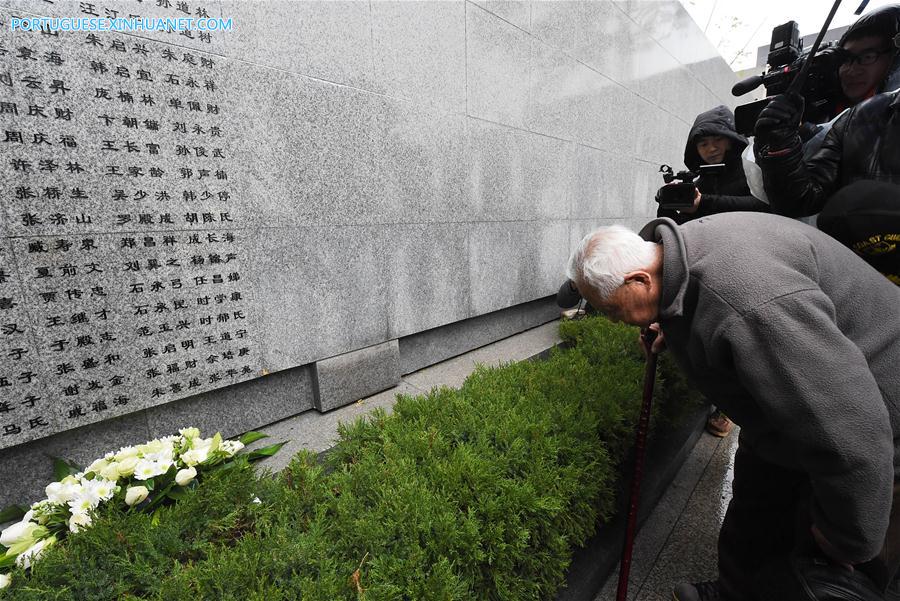 Mais nomes são adicionados ao Muro Memorial do Massacre de Nanjing