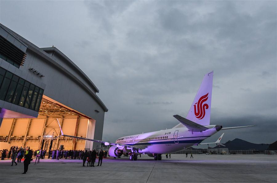 Fábrica da Boeing na China entrega seu primeiro avião