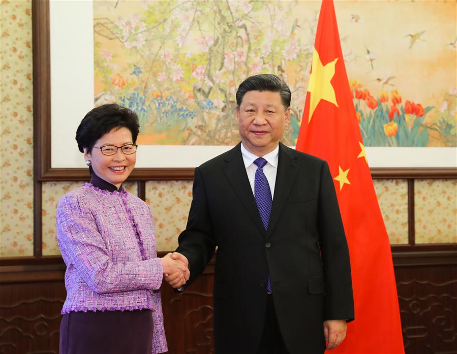 Xi Jinping reúne-se com chefe executiva da RAEHK