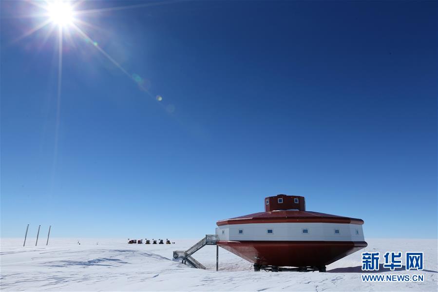 Equipes chinesas de pesquisadores do interior da Antártica chegaram à Estação de Taishan
