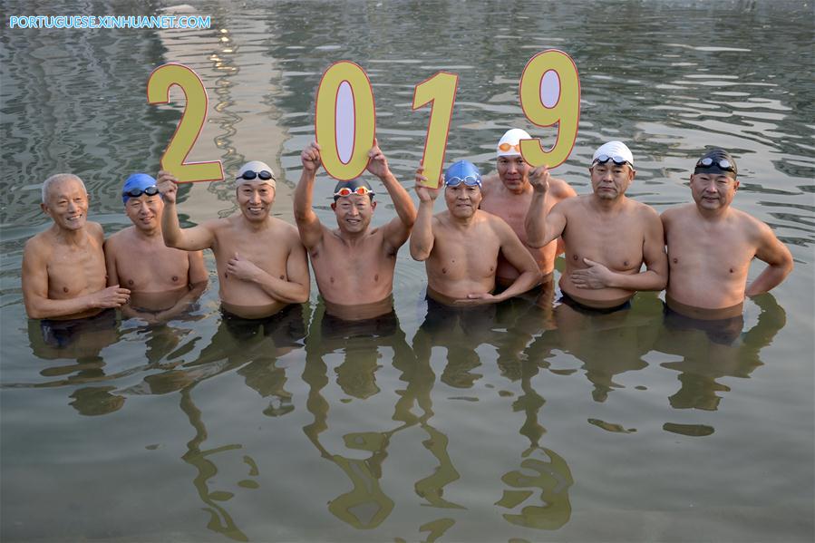 Várias atividades são realizadas em toda a China para celebrar ano novo de 2019