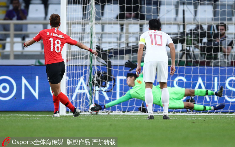 Copa Asiática: Coreia do Sul vence a China e garante liderança no grupo C