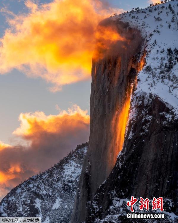 Galeria: reflexo do sol forma “cachoeiras de fogo” na Califórnia 