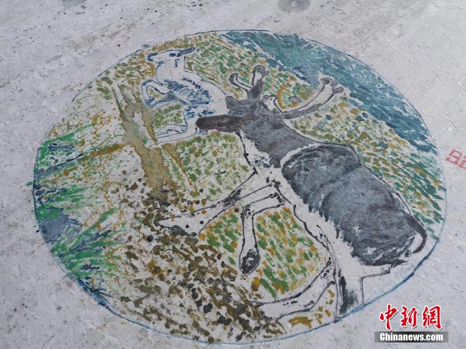 Galeria: Neve inspira criatividade artística na Mongólia Interior
