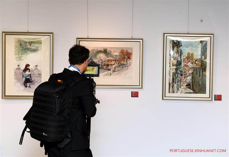 Exposição de arte em Lisboa comemora 40º aniversário do estabelecimento da RAE de Macau