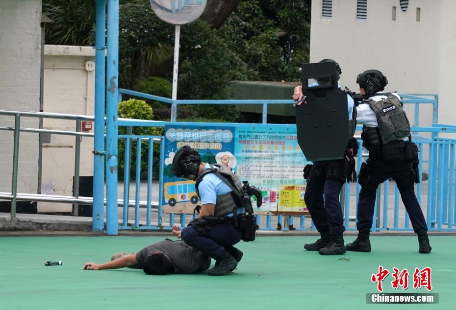 Hong Kong realiza exercício antiterrorismo interdepartamental