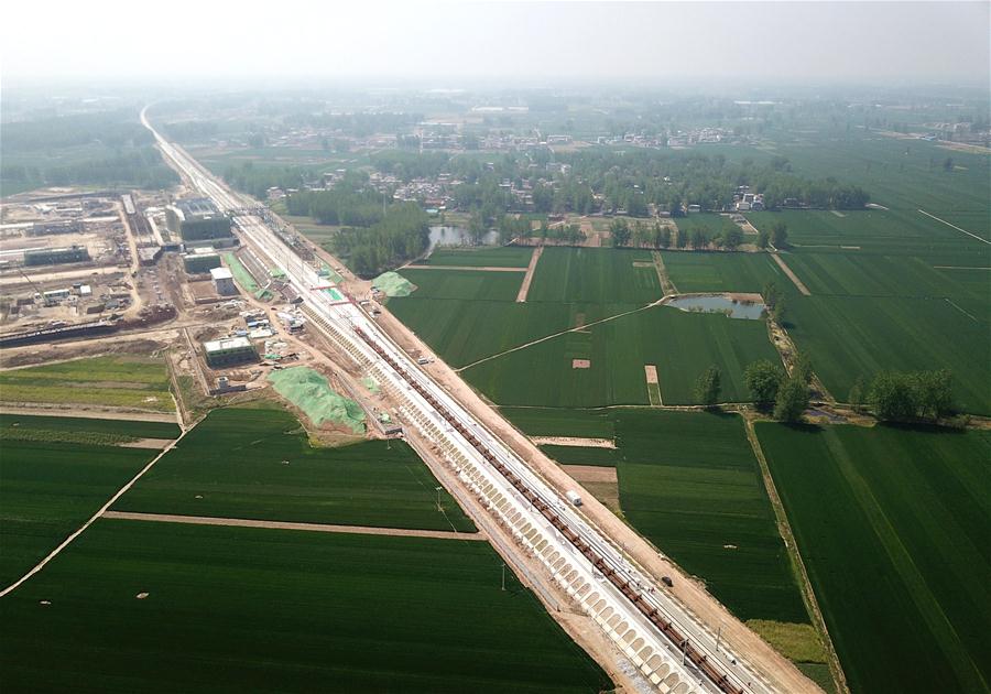 Ferrovia Zhengzhou-Fuyang deve iniciar operação no final de 2019