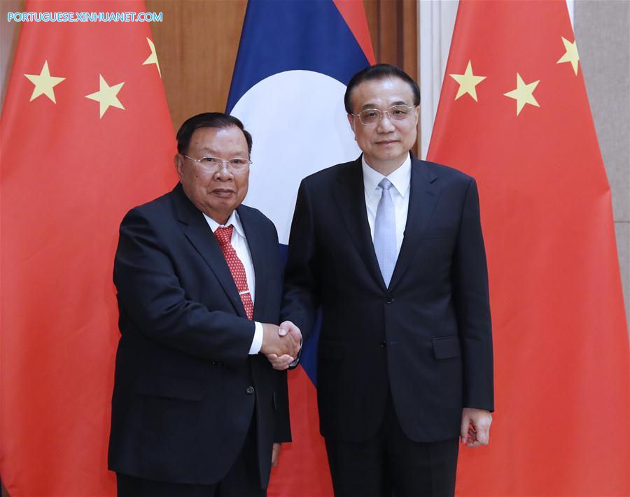 Premiê chinês reúne-se com presidente do Laos