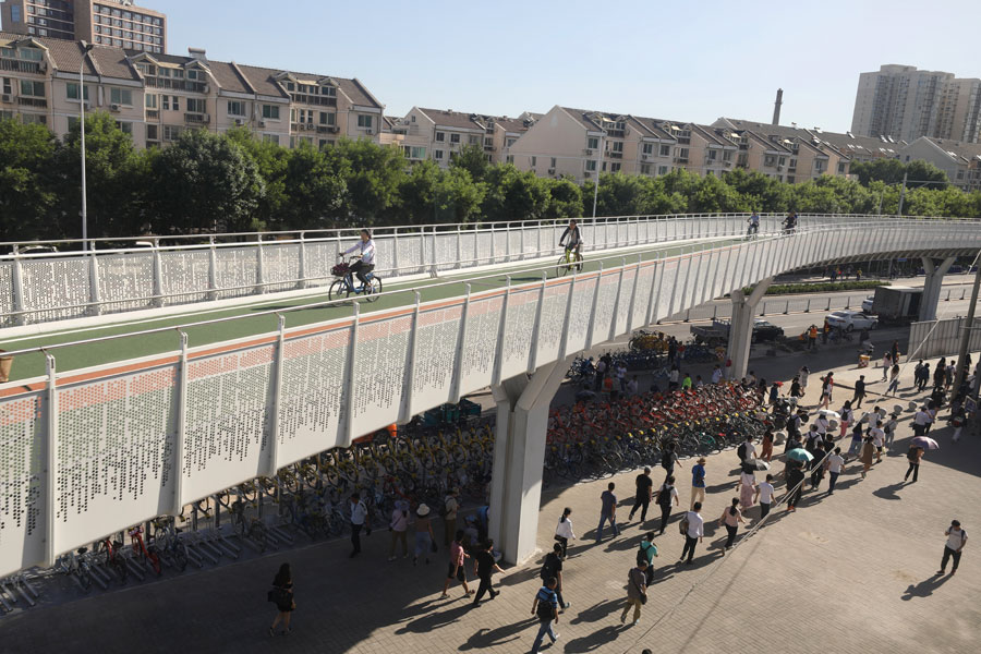 Galeria: Beijing inaugura primeira ciclovia