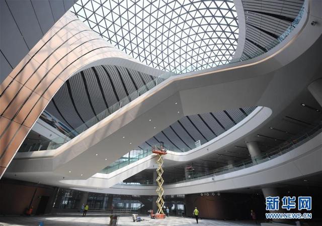 Galeria：Construção do terminal do novo aeroporto internacional de Beijing entra na fase final