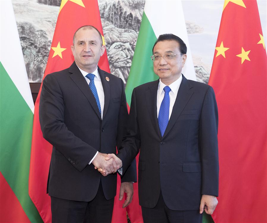 Primeiro-ministro chinês se reúne com presidente búlgaro