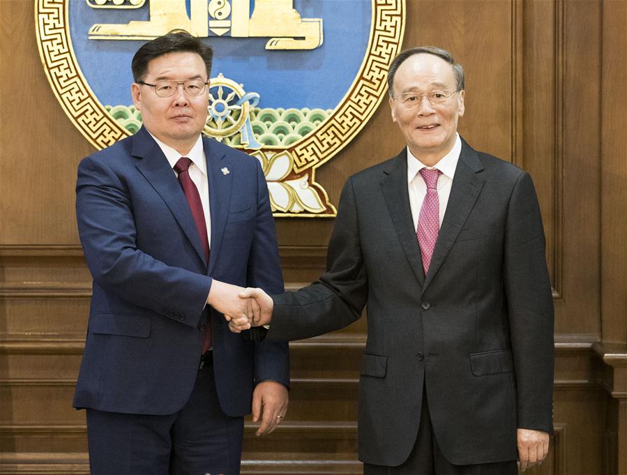 China pronta para promover ainda mais a parceria estratégica com a Mongólia, diz vice-presidente chinês