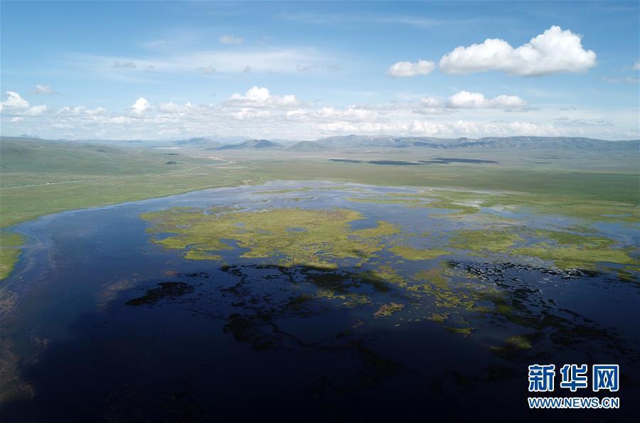 Gansu: dimensão do Lago Gahai continua em expansão