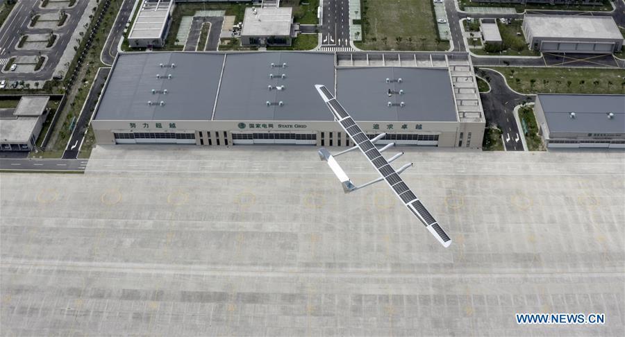 Aeronave não tripulada movida a energia solar de fabrico chinês faz voo inaugural