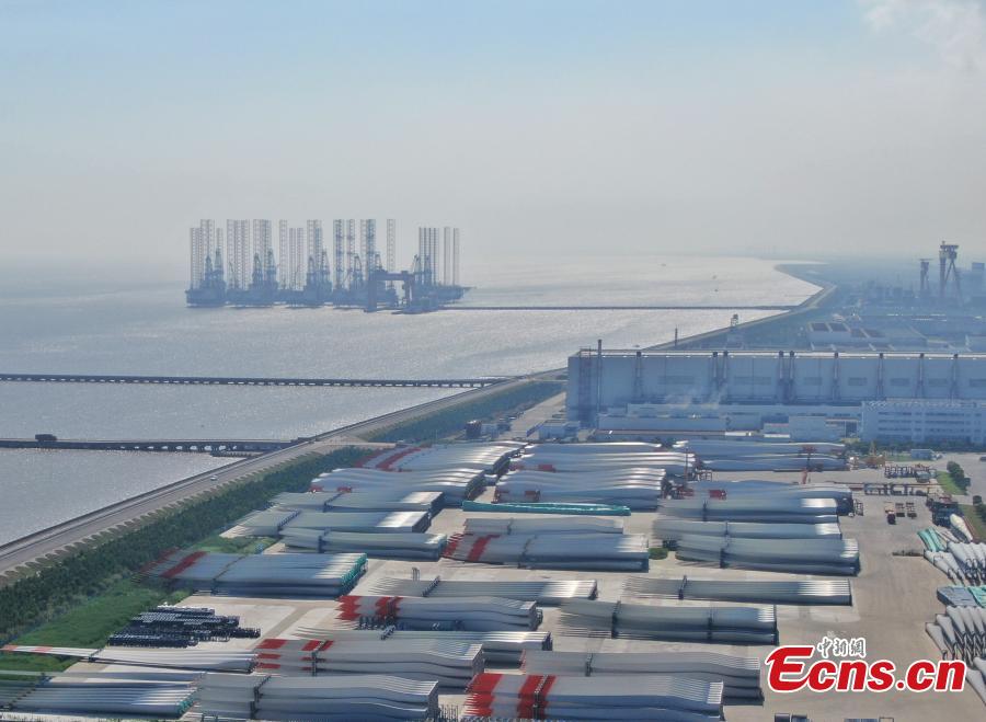 Fotos aéreas mostram nova área da zona de livre comércio de Shanghai