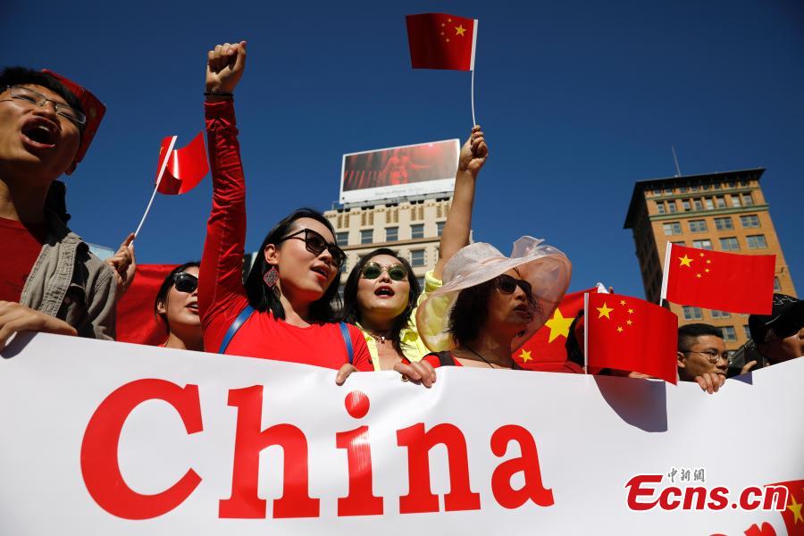 Chineses em São Francisco pedem o fim da violência em Hong Kong