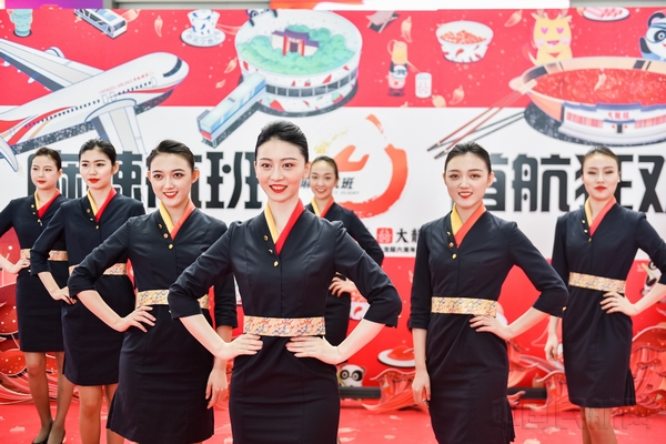 Província de Sichuan lança voo temático para promover gastronomia local