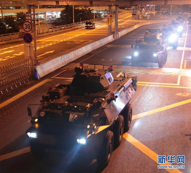 Guarnição do ELP em Hong Kong realiza a 22ª rotação rotina