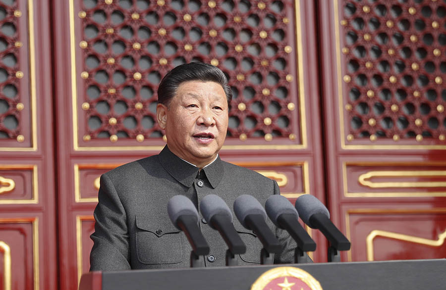 Nenhuma força pode impedir o avanço da China e seu povo, diz Xi