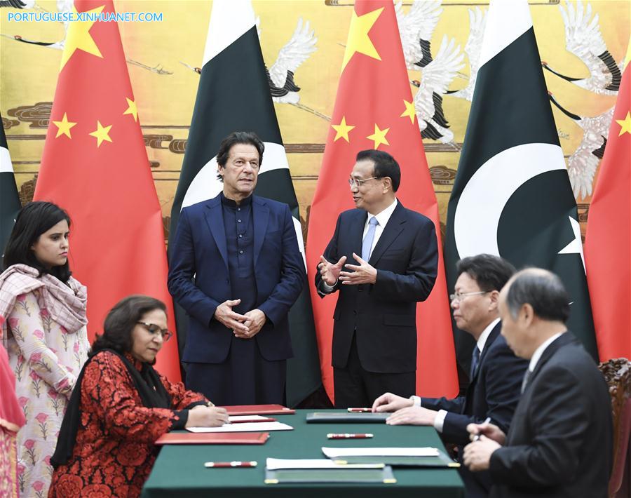 China e Paquistão prometem reforçar cooperação