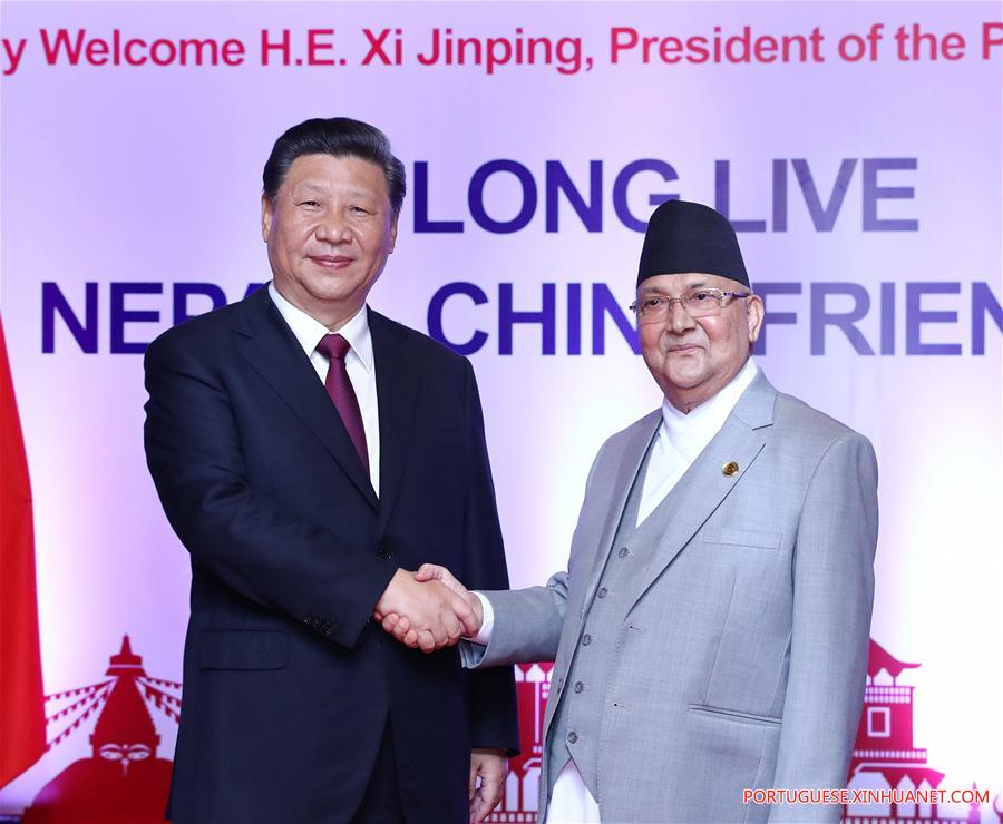 Xi diz que China avançará cooperação amistosa com Nepal