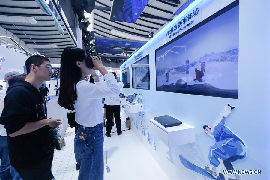 Tecnologia 5G demonstrada na Conferência Mundial da Internet em Wuzhen