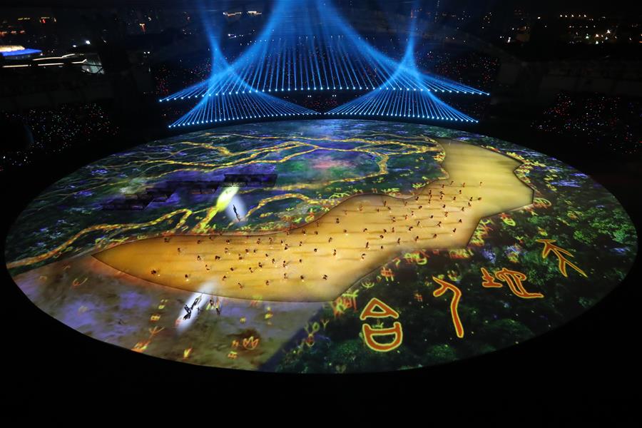 Jogos Mundiais Militares 2019 são abertos no centro da China