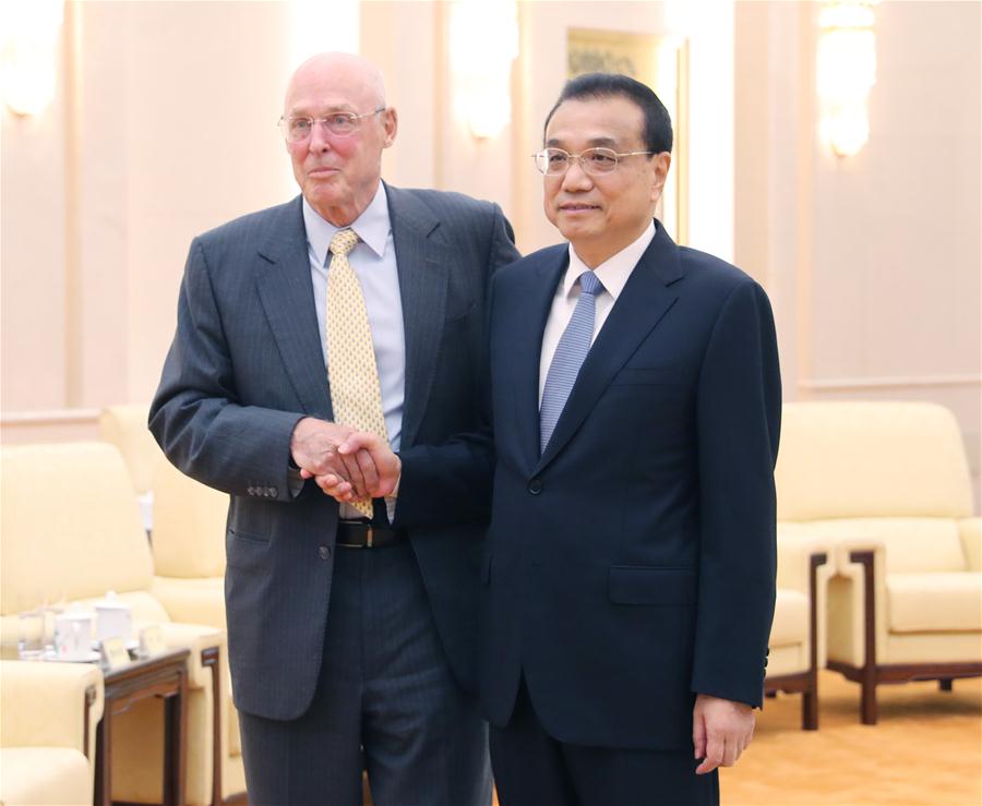 Primeiro-ministro chinês se reúne com ex-secretário do Tesouro dos EUA