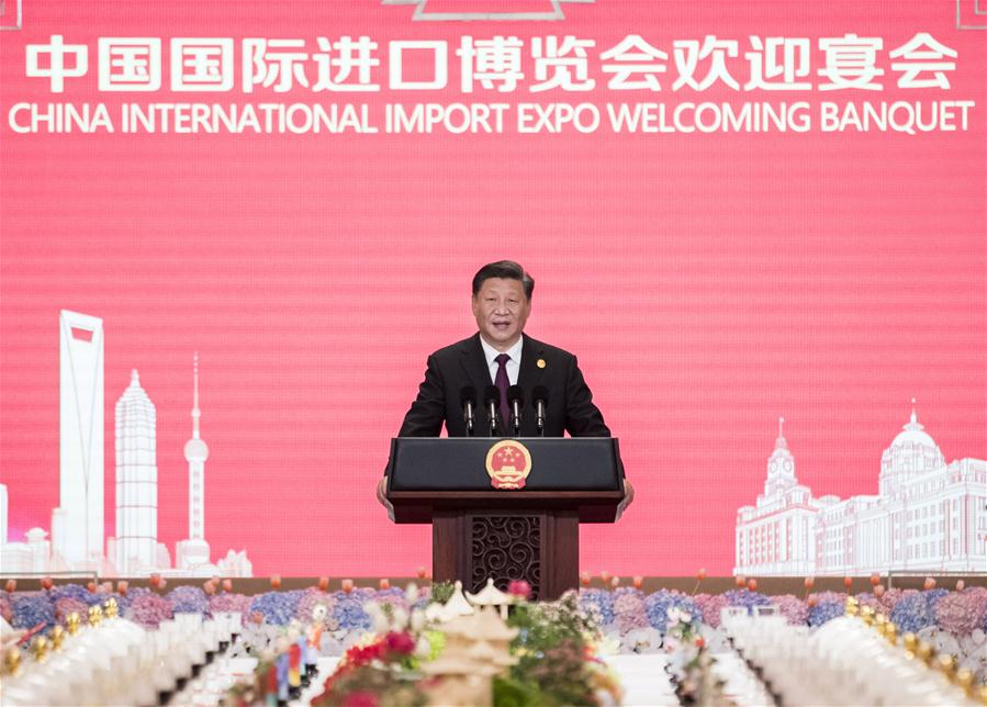 Expo de Importação de Shanghai: Xi Jinping organiza banquete para participantes
