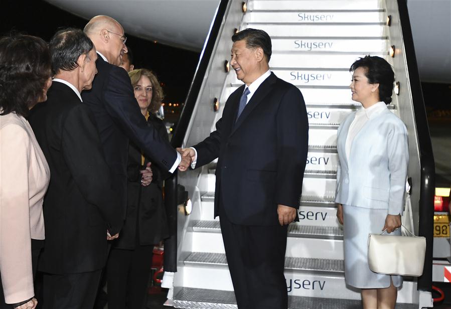 Presidente chinês realiza visita de Estado à Grécia