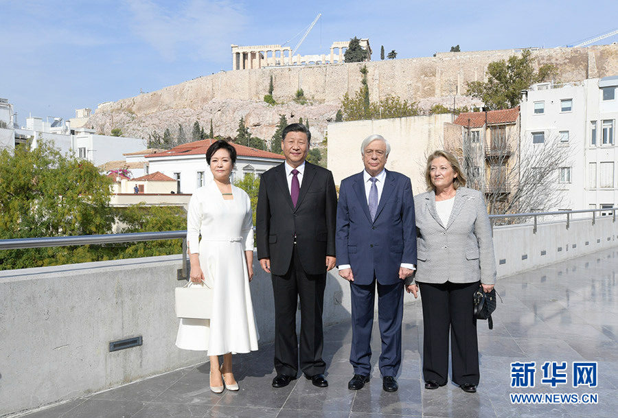 Presidentes chinês e grego visitam Museu da Acrópole