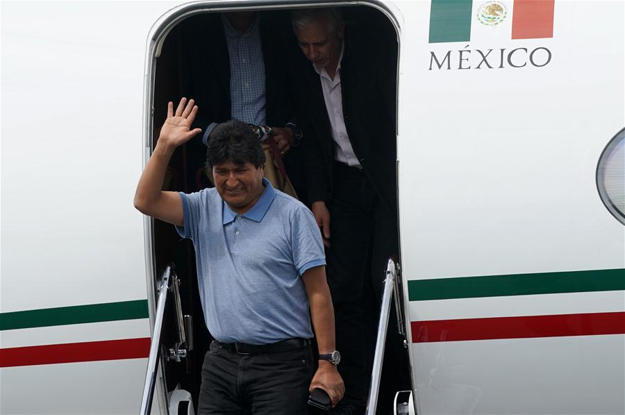 Evo Morales da Bolívia chega ao México