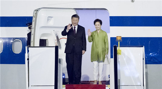 Presidente chinês chega ao Brasil para cúpula do BRICS