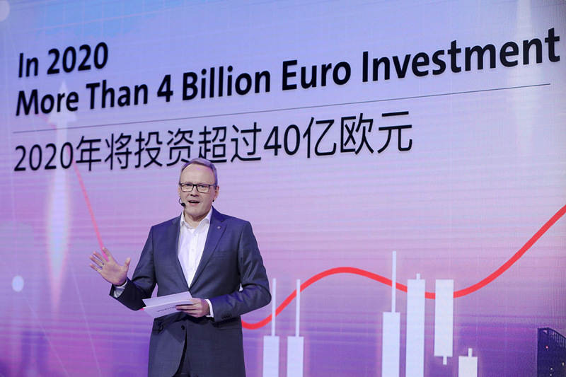 Volkswagen Group China investirá 4 bilhões de euros em 2020