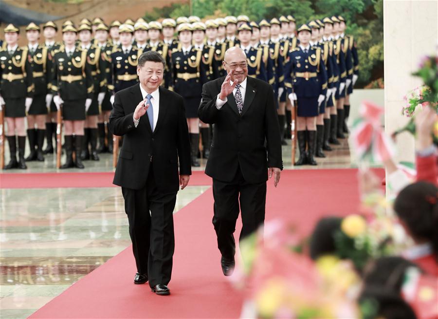 Presidentes da China e do Suriname reúnem-se em Beijing
