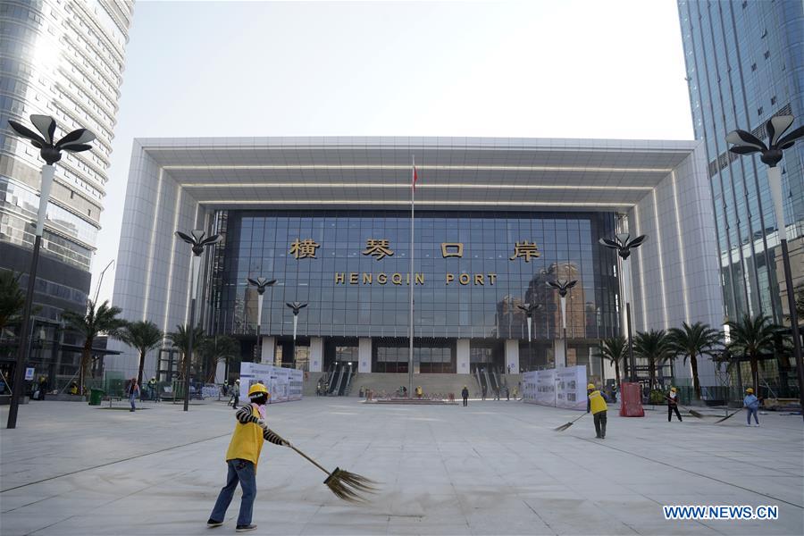 Construção do Porto de Hengqin avança na província de Guangdong