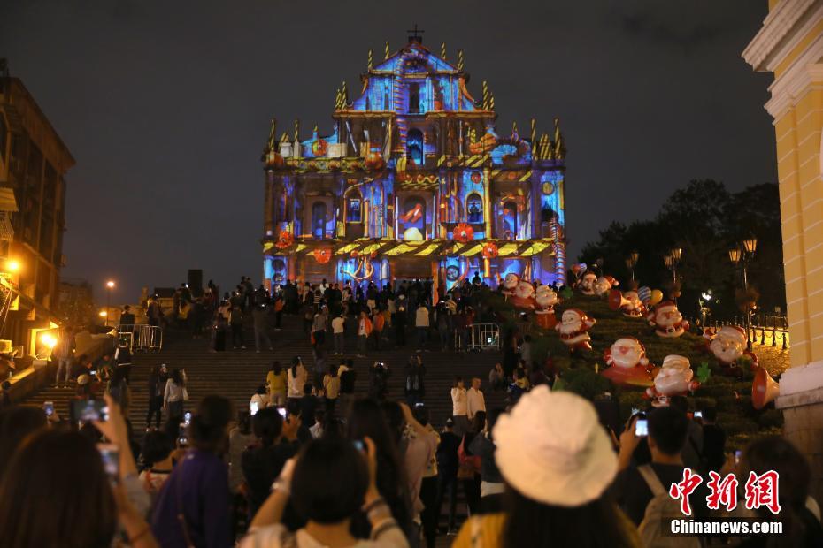 Espectáculos de video mapping realizados em Macau