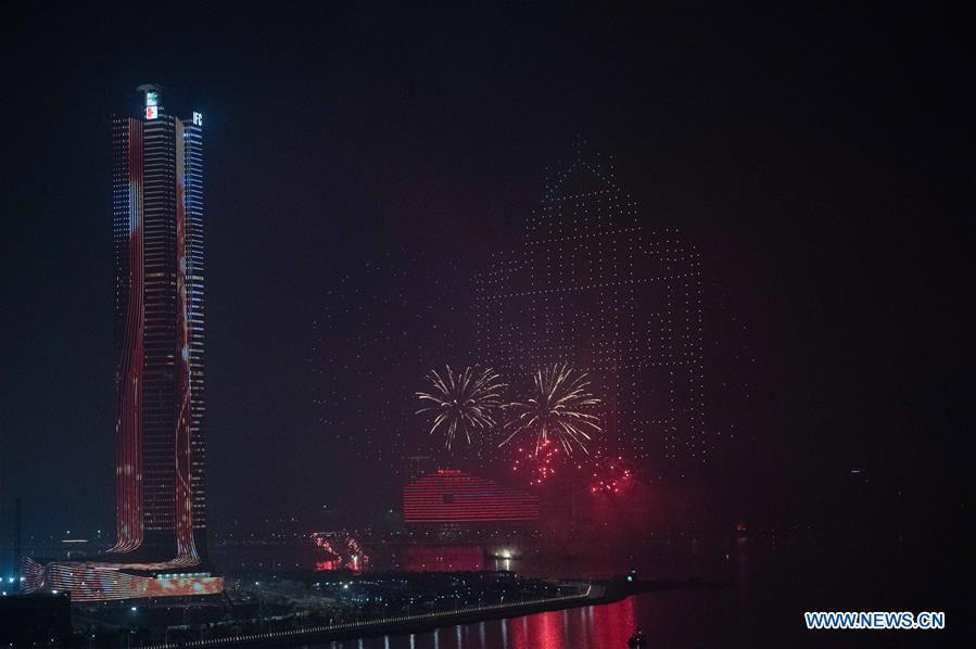 Macau e Zhuhai realizam em conjunto espetáculos de fogos de artifício